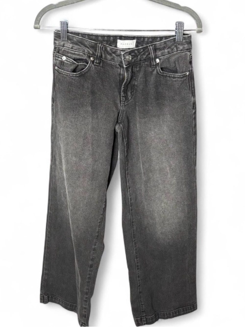 PacSun Casey Low Rise Baggy Jeans - Faded Black - Size 23